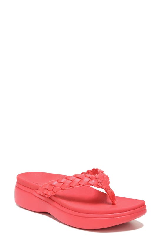 Vionic Kenji Platform Sandal In Poppy