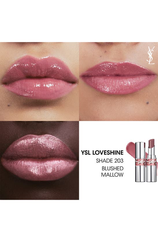 Shop Saint Laurent Loveshine Lip Oil Stick In 203