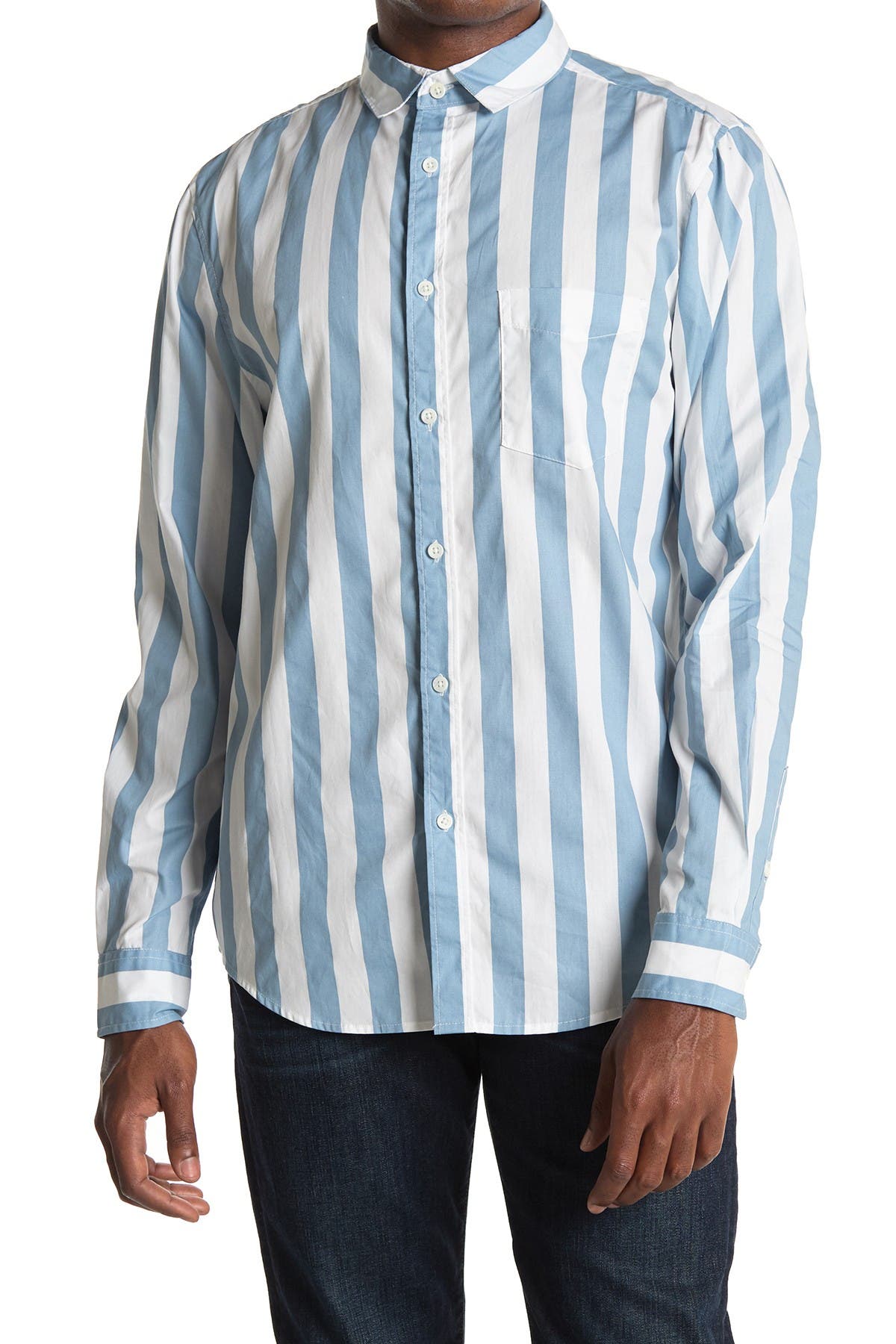 Sovereign Code Mirage Stripe Print Shirt Nordstrom Rack