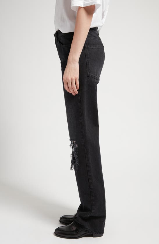 Shop The Row Burty Straight Leg Jeans In Black