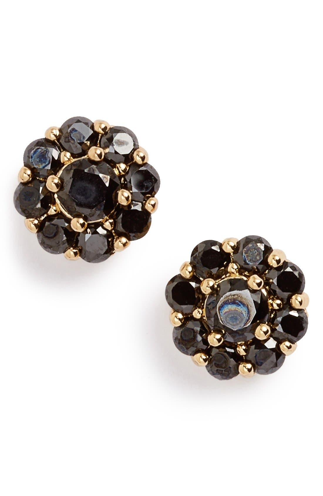 kate spade new york crystal flower stud earrings
