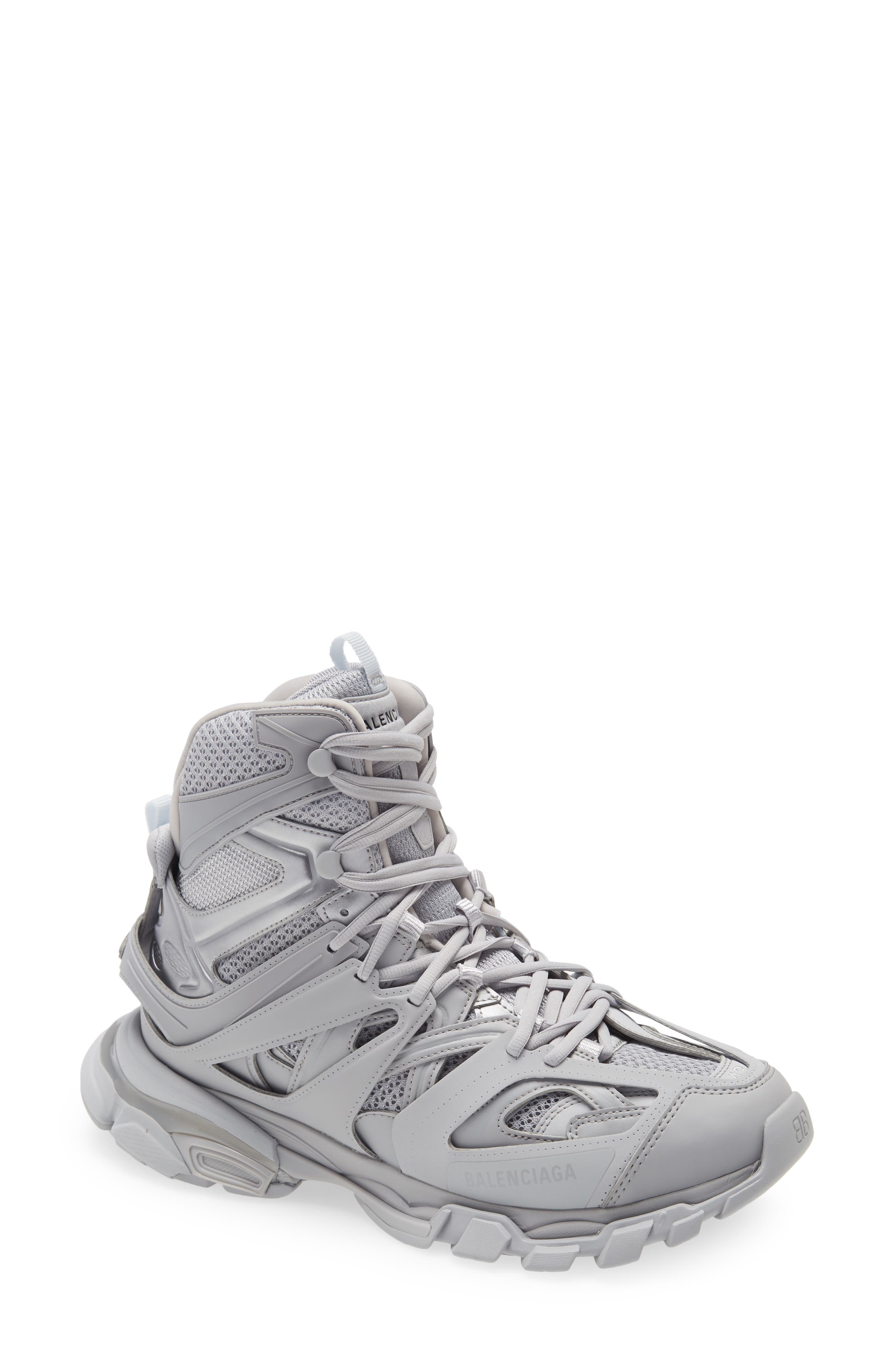 Balenciaga Track Hike Sneaker in White/Black | Smart Closet