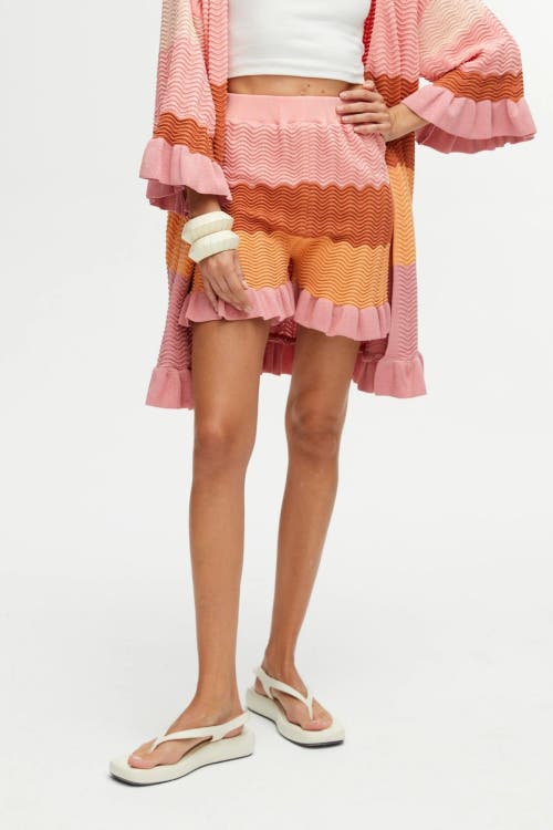 NOCTURNE NOCTURNE HIGH-RISE FLOUNCE SHORTS