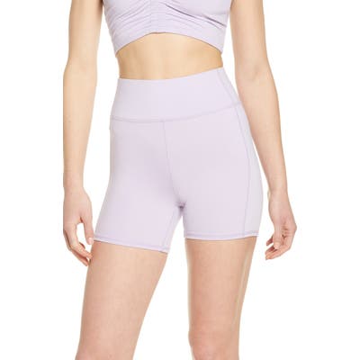 Free People Hang Time High Waist Shorts, Purple
