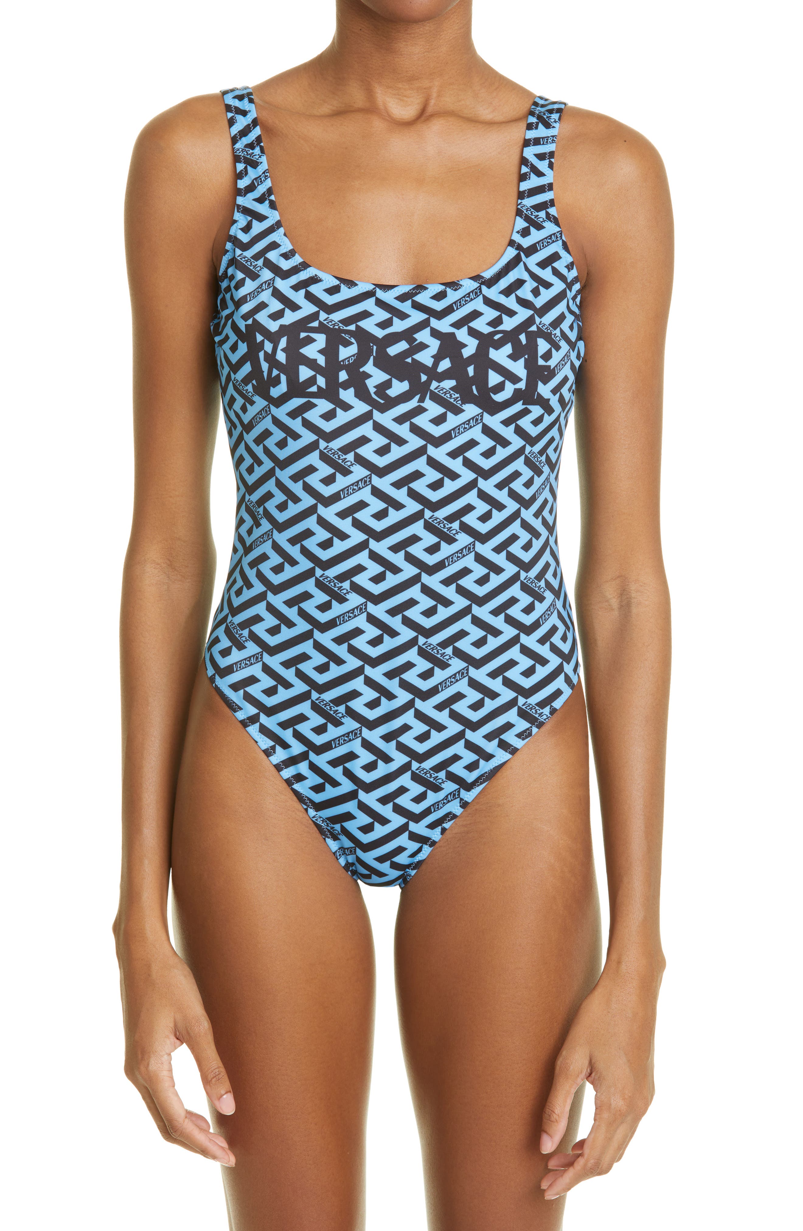 versace simple one piece swimsuit