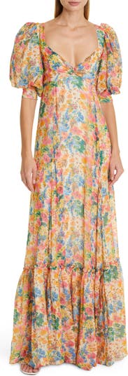 byTiMo Floral Georgette Maxi Dress | Nordstrom