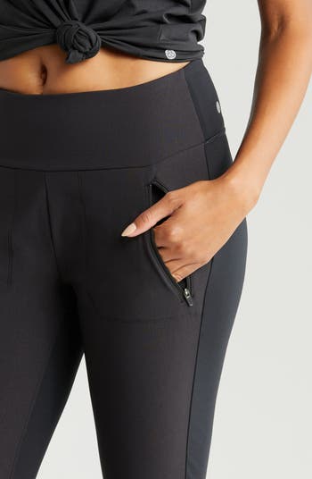 Zella Onward Hybrid Zip Pocket Leggings