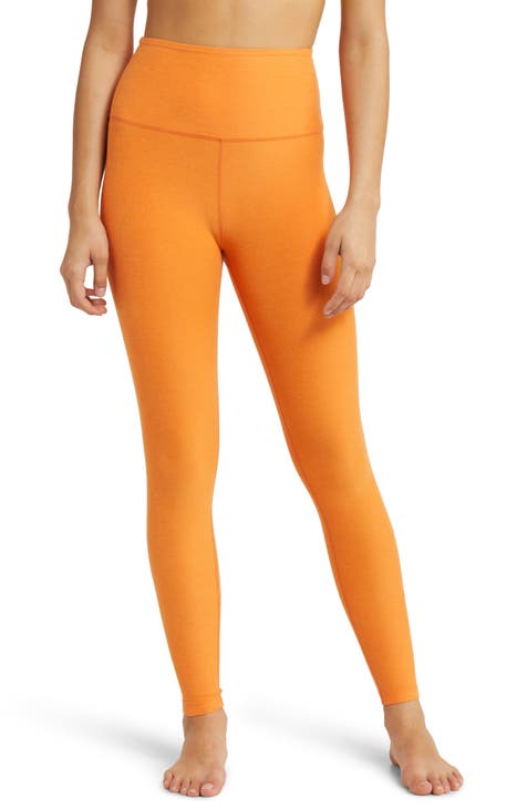 Women's Orange Workout Leggings