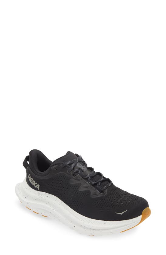 Hoka Women's Kawana 2 Low Top Trainer Sneakers In Black / White