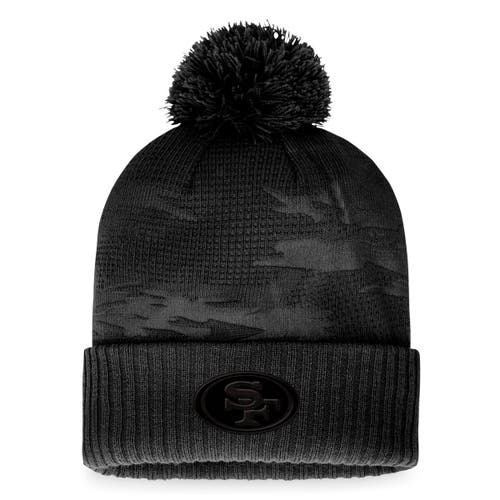 Men's Fanatics Branded Heather Gray San Francisco 49ers Logo Cuffed Knit Hat