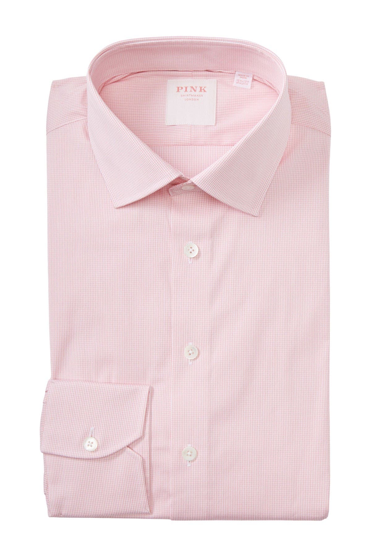 broletto trim fit dress shirt