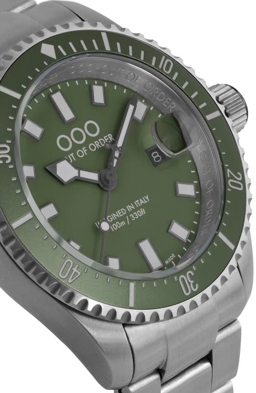 Out Of Order Casanova Bracelet Watch, 44mm In Green