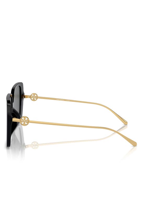 Tory Burch 56mm Square Sunglasses In Black