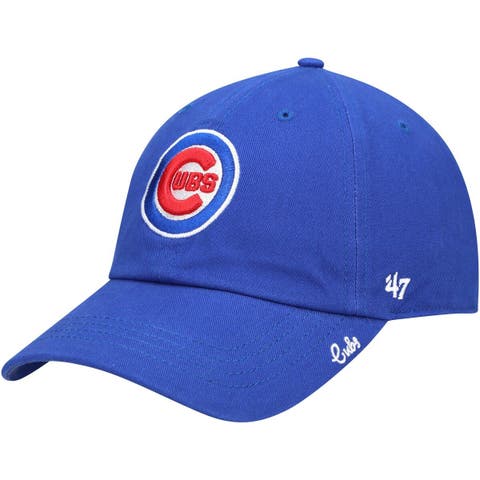 New Era Women's New Era Blue Chicago Cubs City Connect Cap Logo Tri-Blend  V-Neck T-Shirt