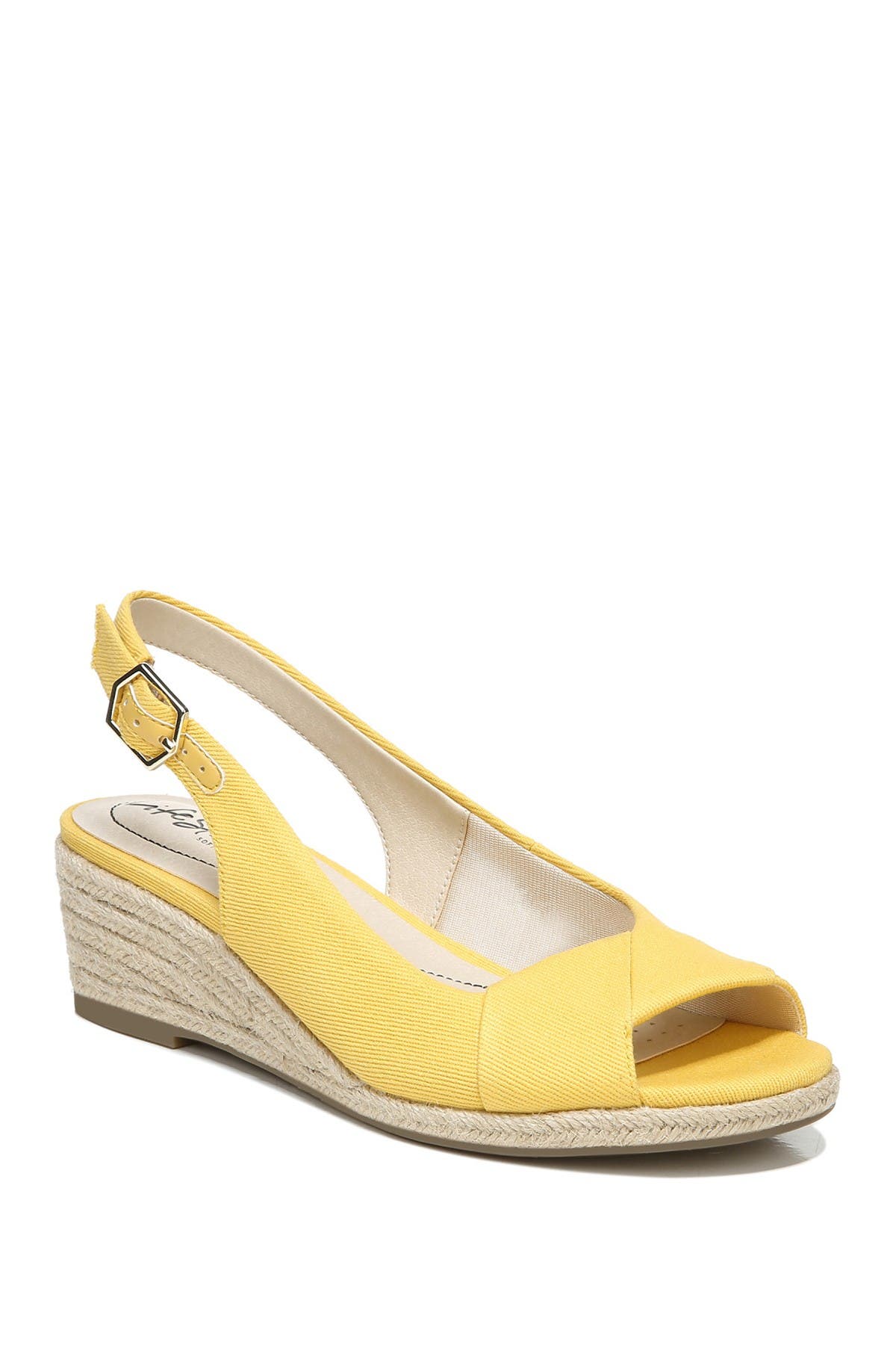 Lifestride Socialite Espadrille Wedge Sandal In Marigold