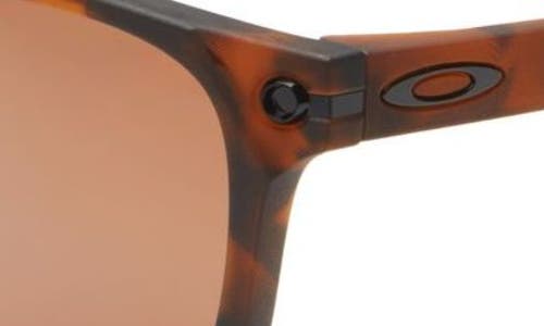 Oakley Oakely Prizm™ 55mm Polarized Sunglasses In Brown Tort/prizm Tungsten