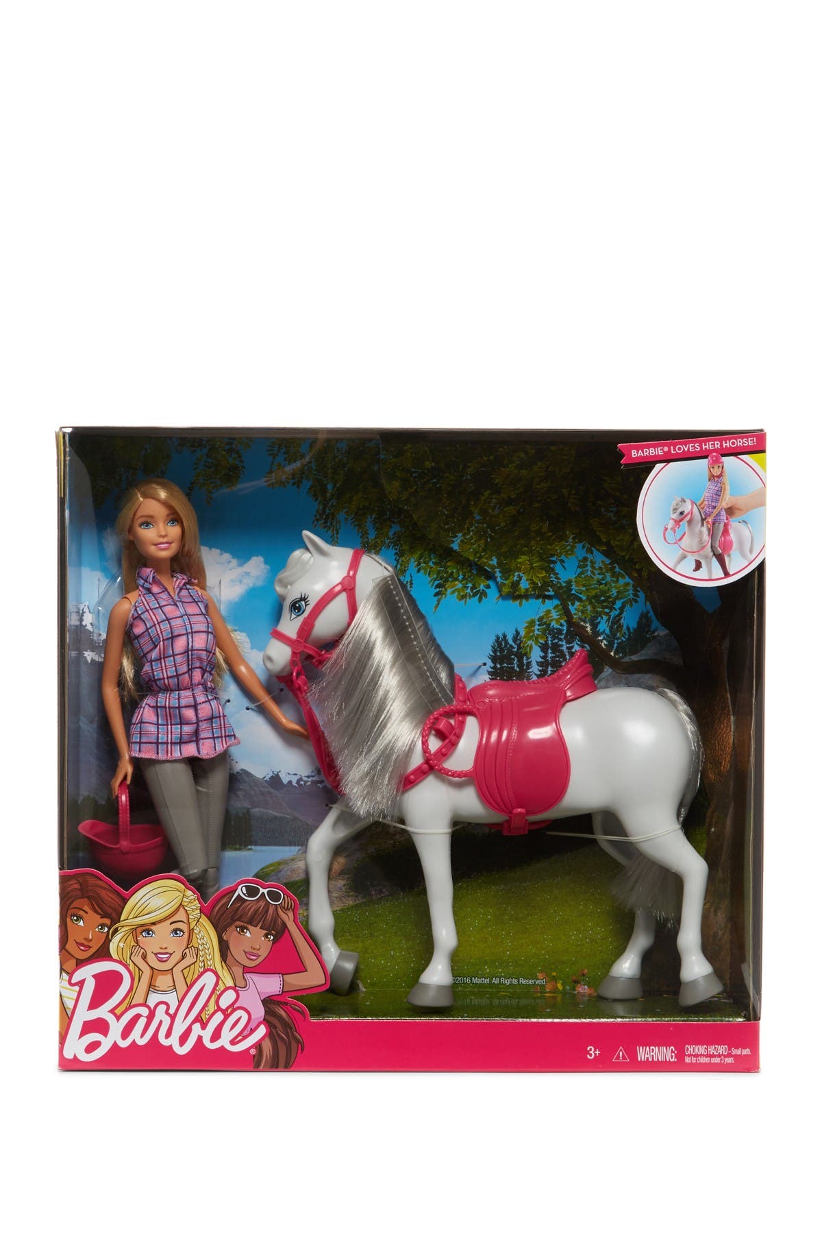 barbie doll horse set