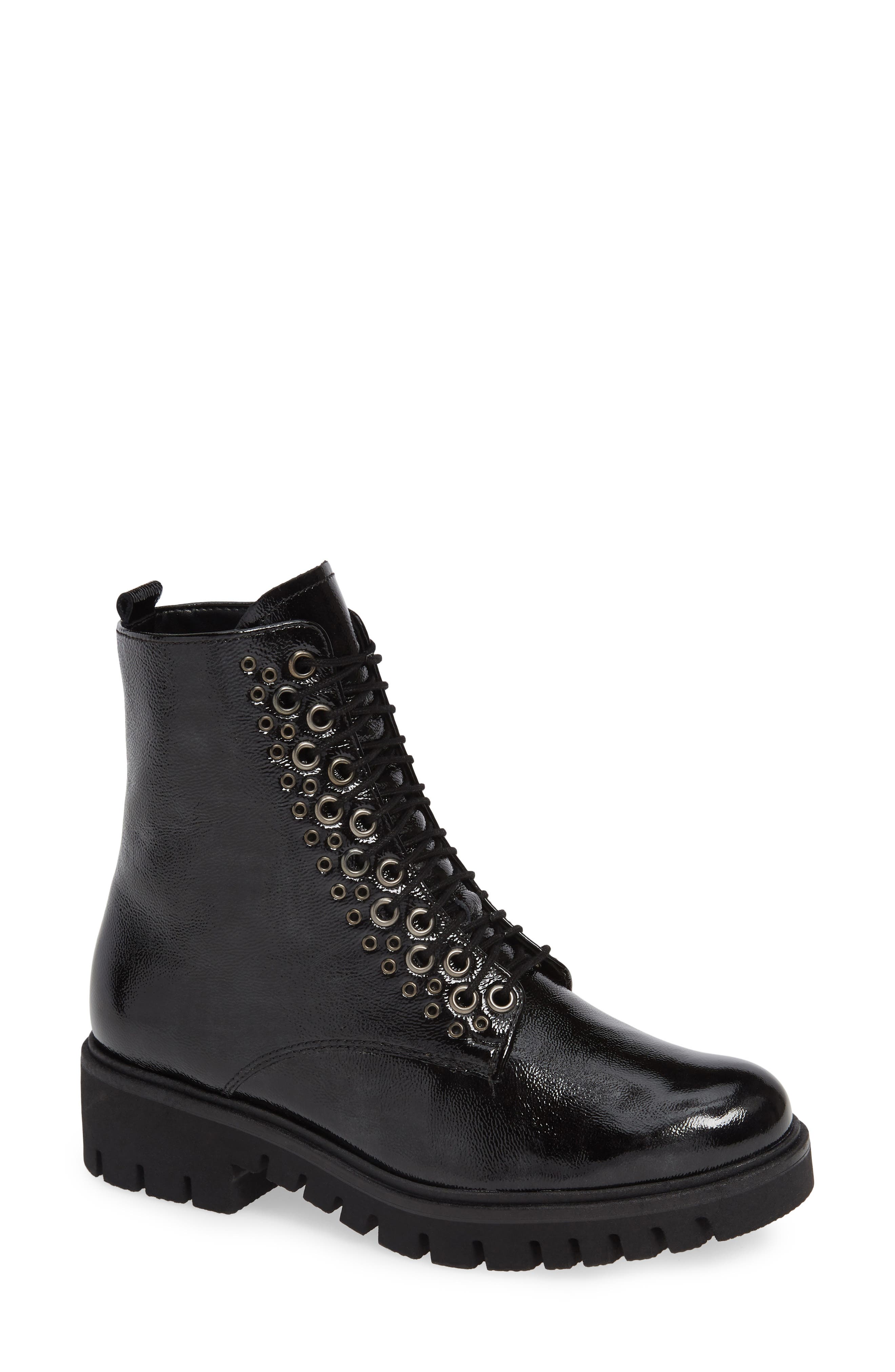 Gabor Combat Boot- Black