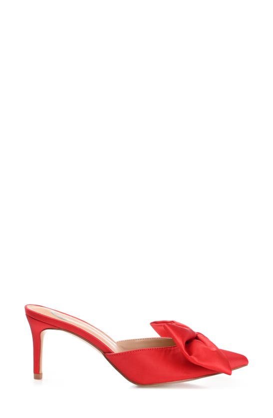 Journee Collection Tiarra Mule Pump In Red