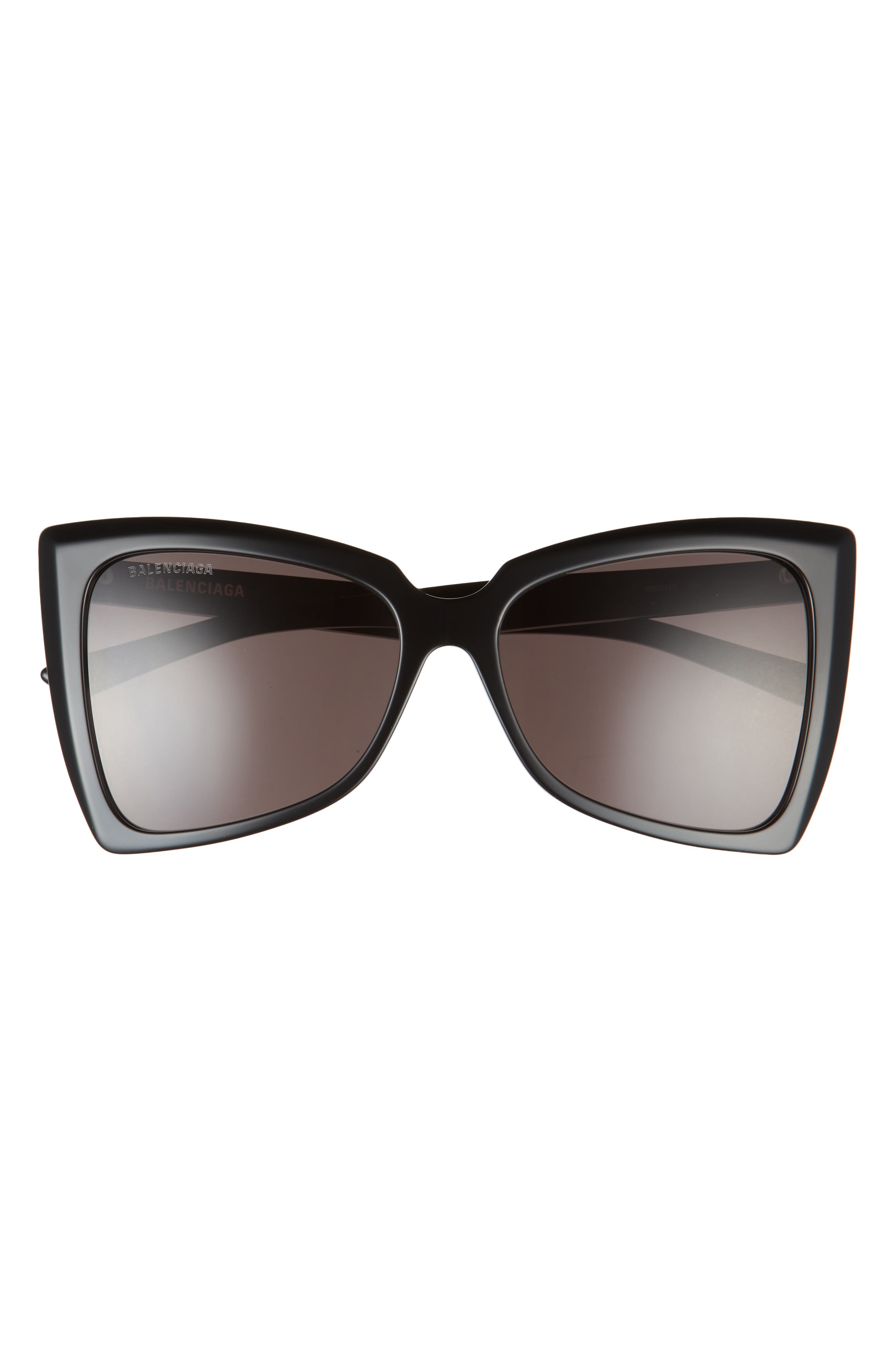 Balenciaga 57mm Butterfly Sunglasses in Black at Nordstrom