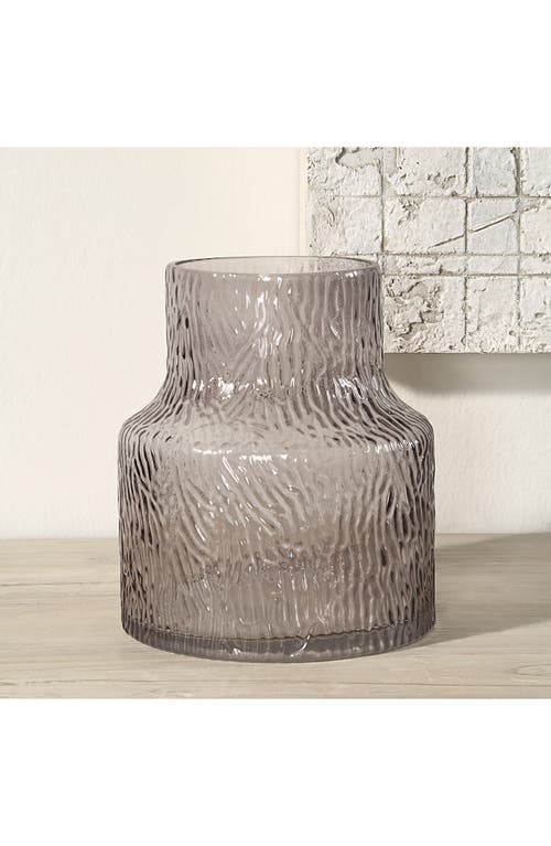 Shop Renwil Hyacinth Decorative Glass Vase In Grey