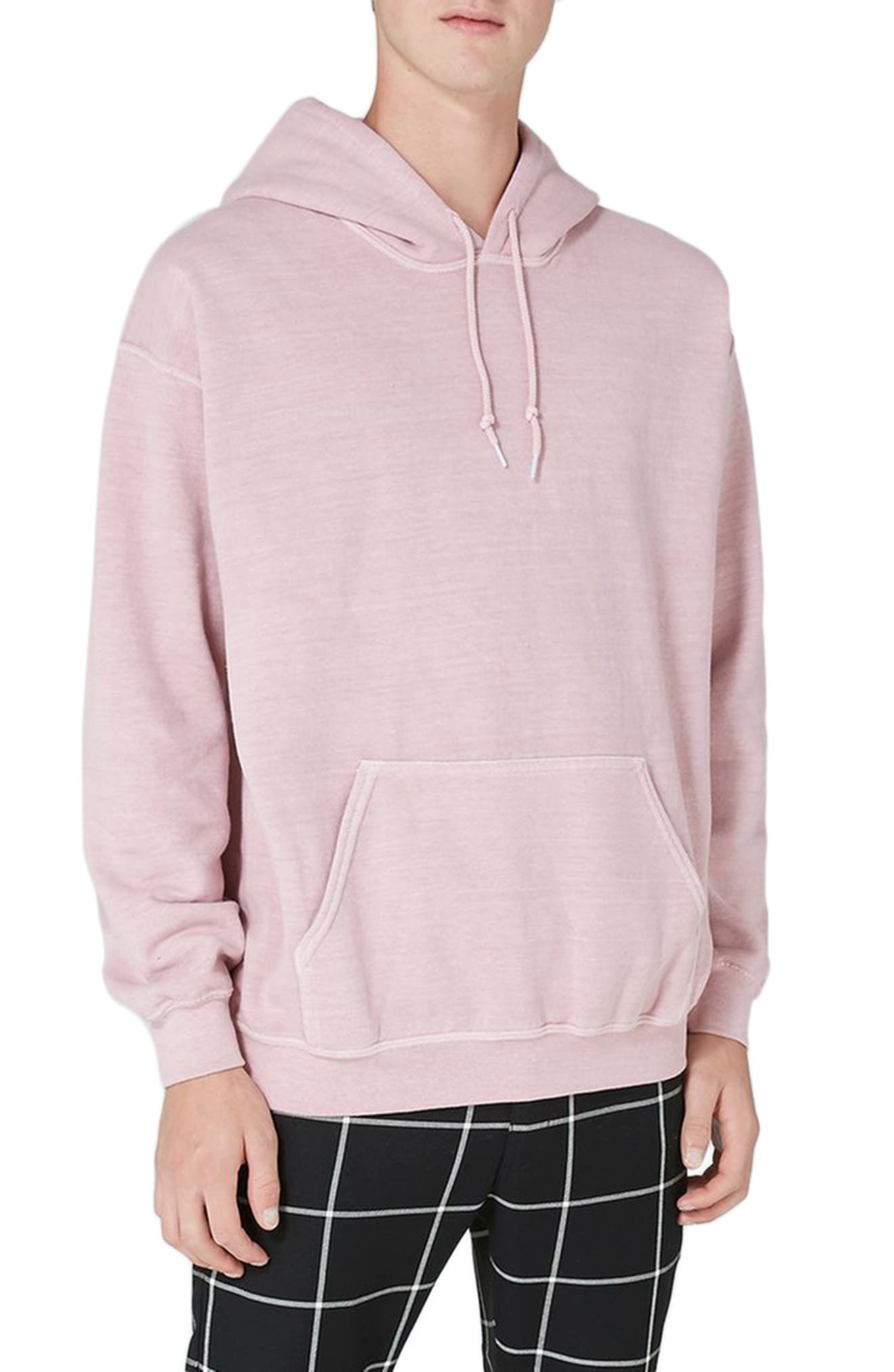 topman pink hoodie