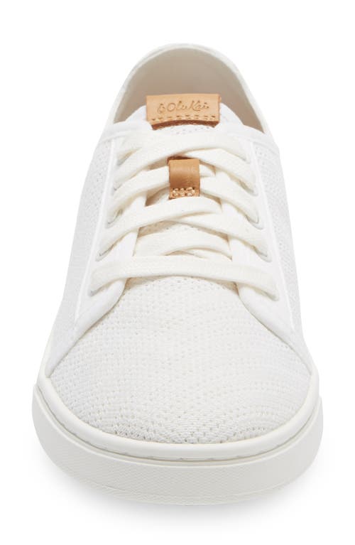 Shop Olukai Pehuea Li Convertible Sneaker In White/white