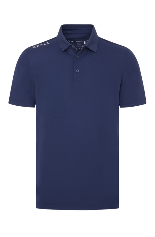 Reflo Bohai Performance Polo In True Navy