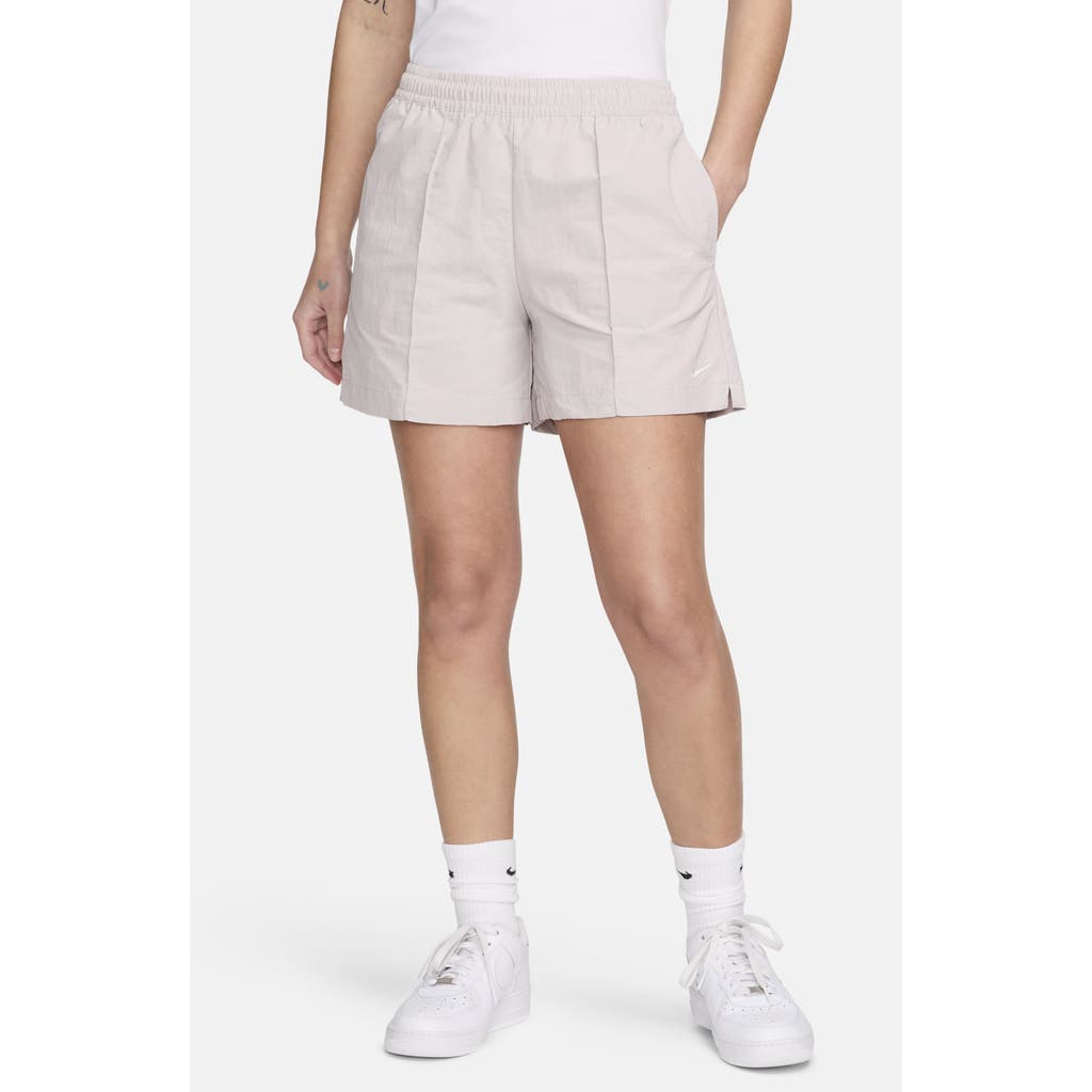 Nike Sportswear Everything Wovens Water Repellent Mid Rise 5-inch Shorts In White