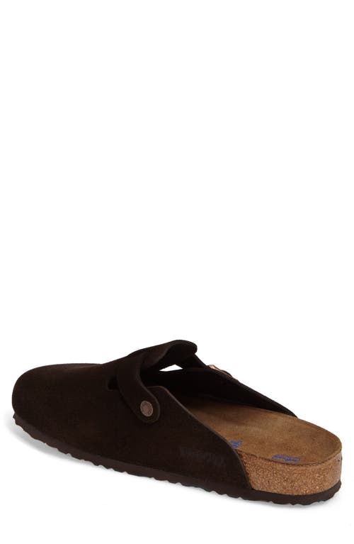 Birkenstock Boston Soft Clog In Mocha