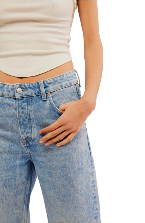 Free People Deep Trance Dropped Boyfriend Jeans In Sweet Dreams In Sweet Dreams