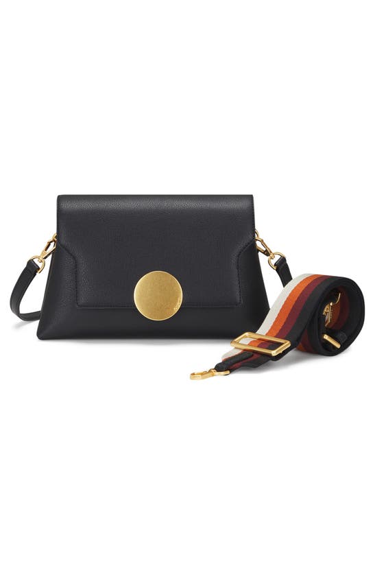 Shop Oryany Lottie Flap Crossbody Bag In Black