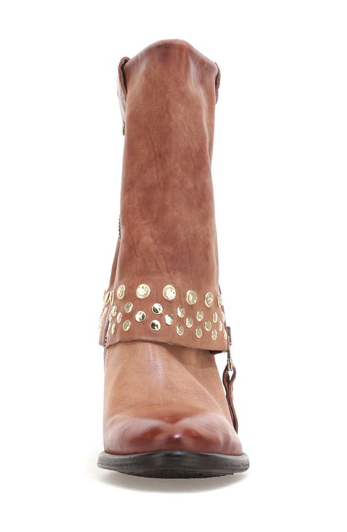 As98 A.s.98 Rayne Foldover Shaft Boot In Whiskey