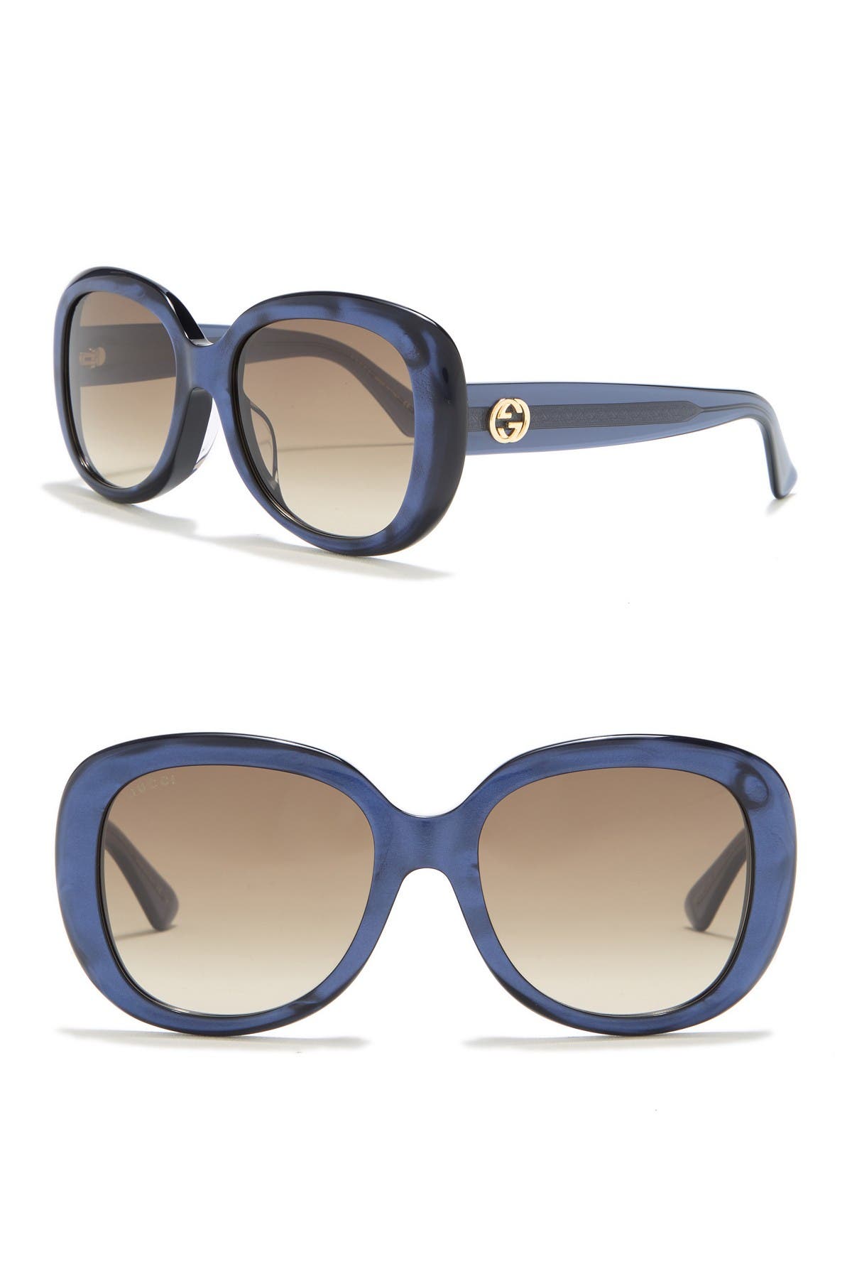 gucci 55mm oversized sunglasses