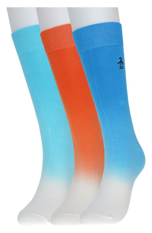 Shop Original Penguin Socks In Blue/orange/sea