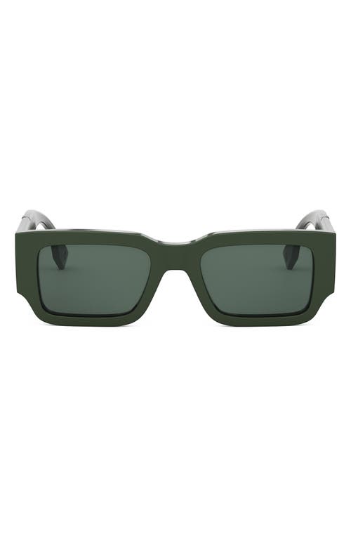 FENDI 'FENDI DIAGONAL 51MM RECTANGULAR SUNGLASSES 