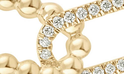 Dana Rebecca Designs Poppy Rae Interlocking Pendant Necklace In Yellow Gold/diamond
