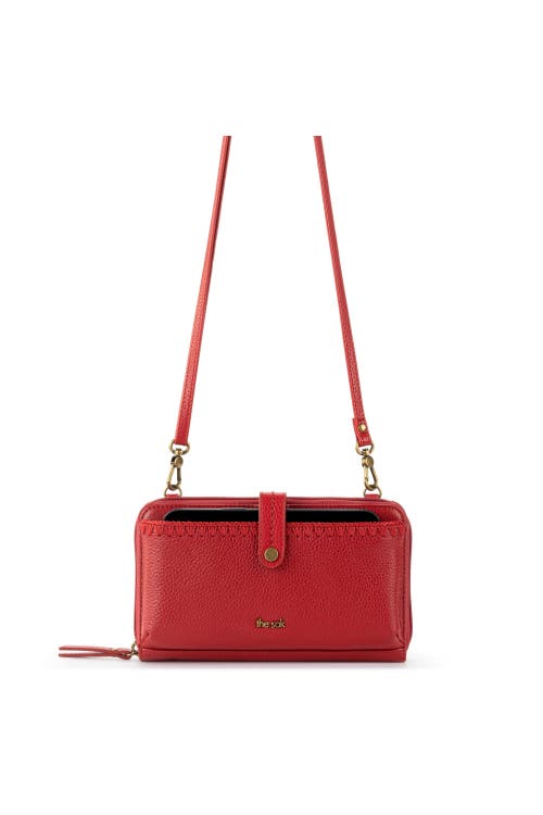The Sak Iris Smartphone Crossbody In Scarlet