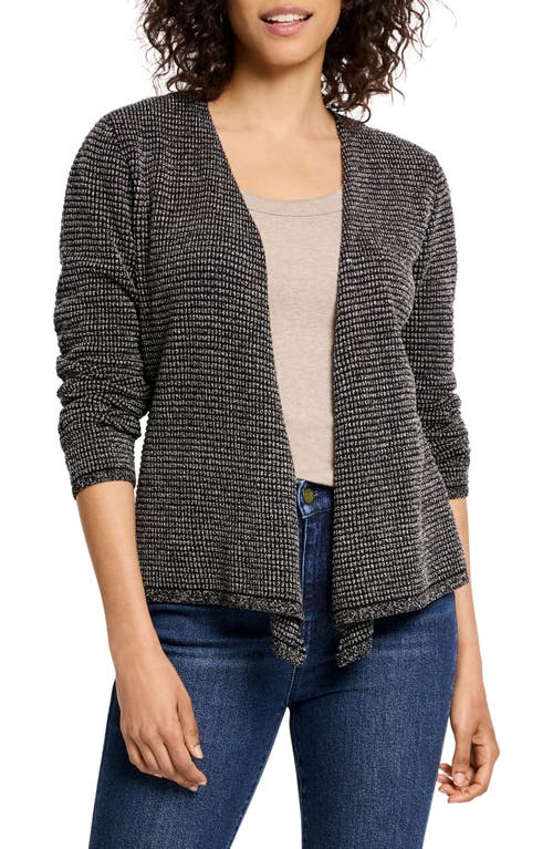 Nic + Zoe Nic+zoe Pixel 4-way Cotton Blend Convertible Cardigan In Neutral Multi