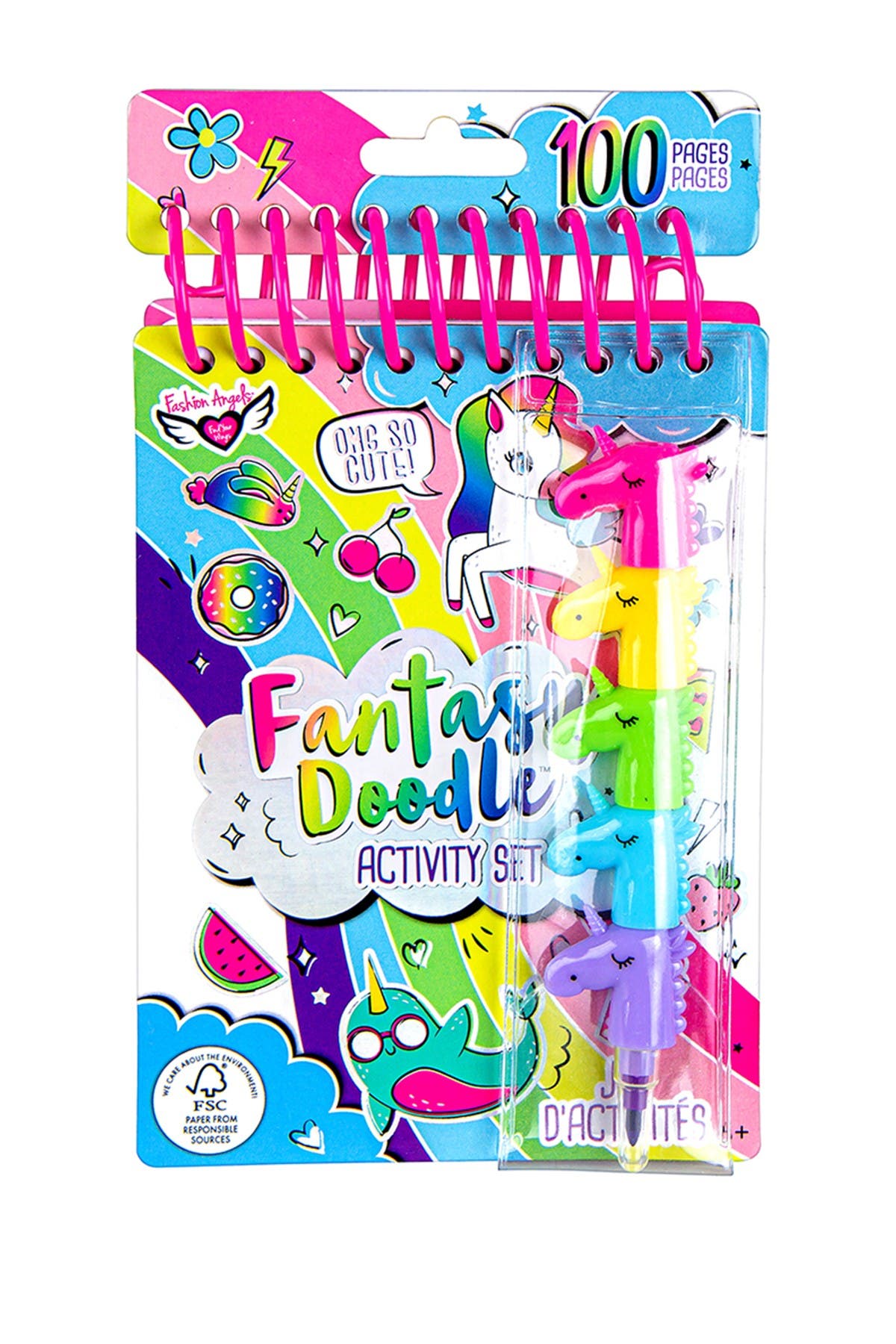 Multi Fashion Angels Stay Cool Narwhal Stationery Stationary Set
