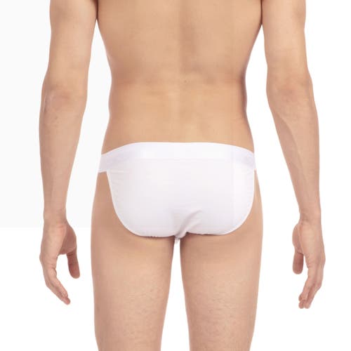 Shop Hom Classic Tanga Brief In White