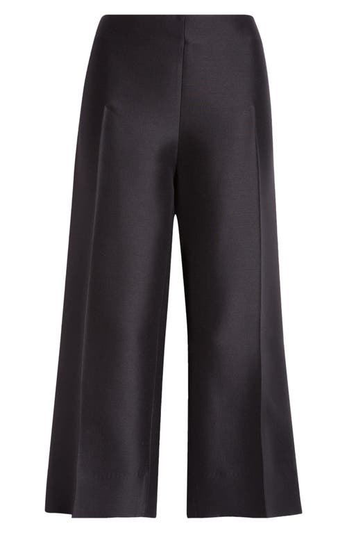 Shop The Row Adelie Wool & Silk Capri Pants In Black