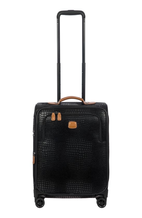 Shop Bric's My Safari 21" Carry-on Spinner Suitcase In Black