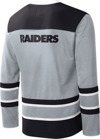 Men's Starter Heathered Gray Las Vegas Raiders Prime Time T-Shirt Size: Extra Large