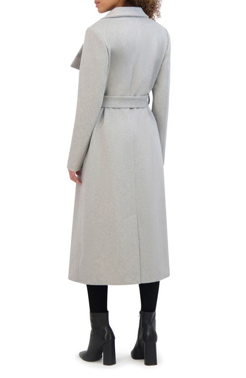 Shop Kenneth Cole New York Fencer Collar Trench Coat In Light Grey