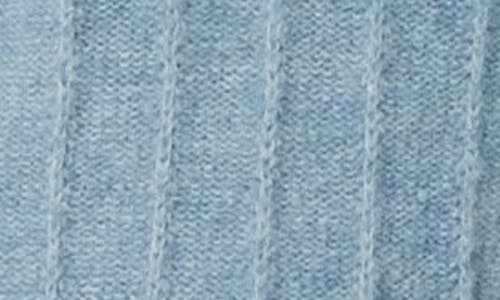 Guess Madeline Pointelle Detail Sweater In Blue Ribbon