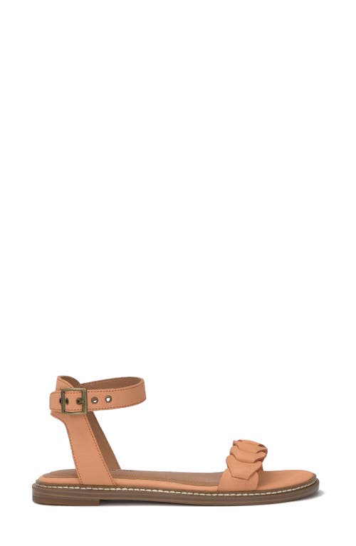 Lucky Brand Kyndall Ankle Strap Sandal In Tangerine Glanbk