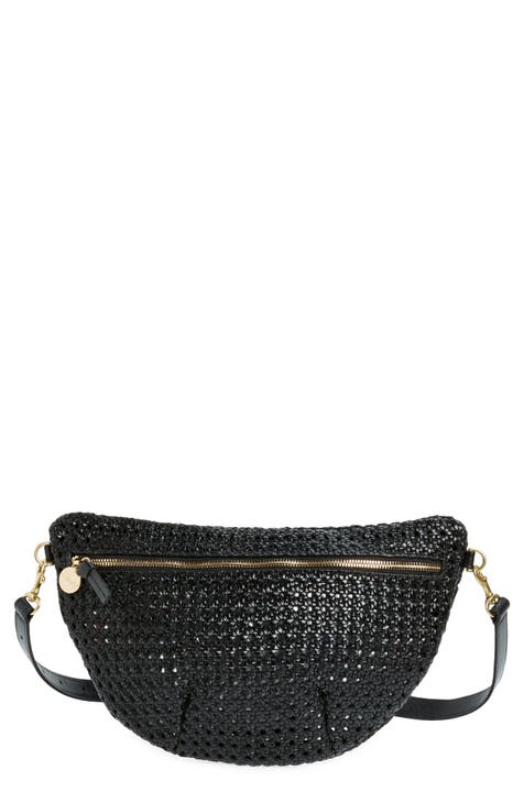 Clare V. Double Sac Bretelle Crossbody Bag - Black Crossbody Bags, Handbags  - W2421210