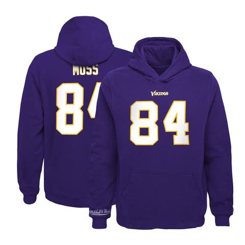 Youth Mitchell & Ness Lawrence Taylor Royal New York Giants Retired Player  Name & Number Fleece Pullover Hoodie 