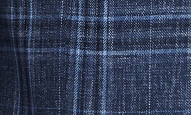 Shop Jack Victor Midland Plaid Wool Sport Coat In Mid Blue